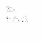 Relaxační křeslo v designu Rose se 2 motory, vyrobené v Itálii Viadurini