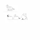 Relaxační křeslo v designu Rose se 2 motory, vyrobené v Itálii Viadurini