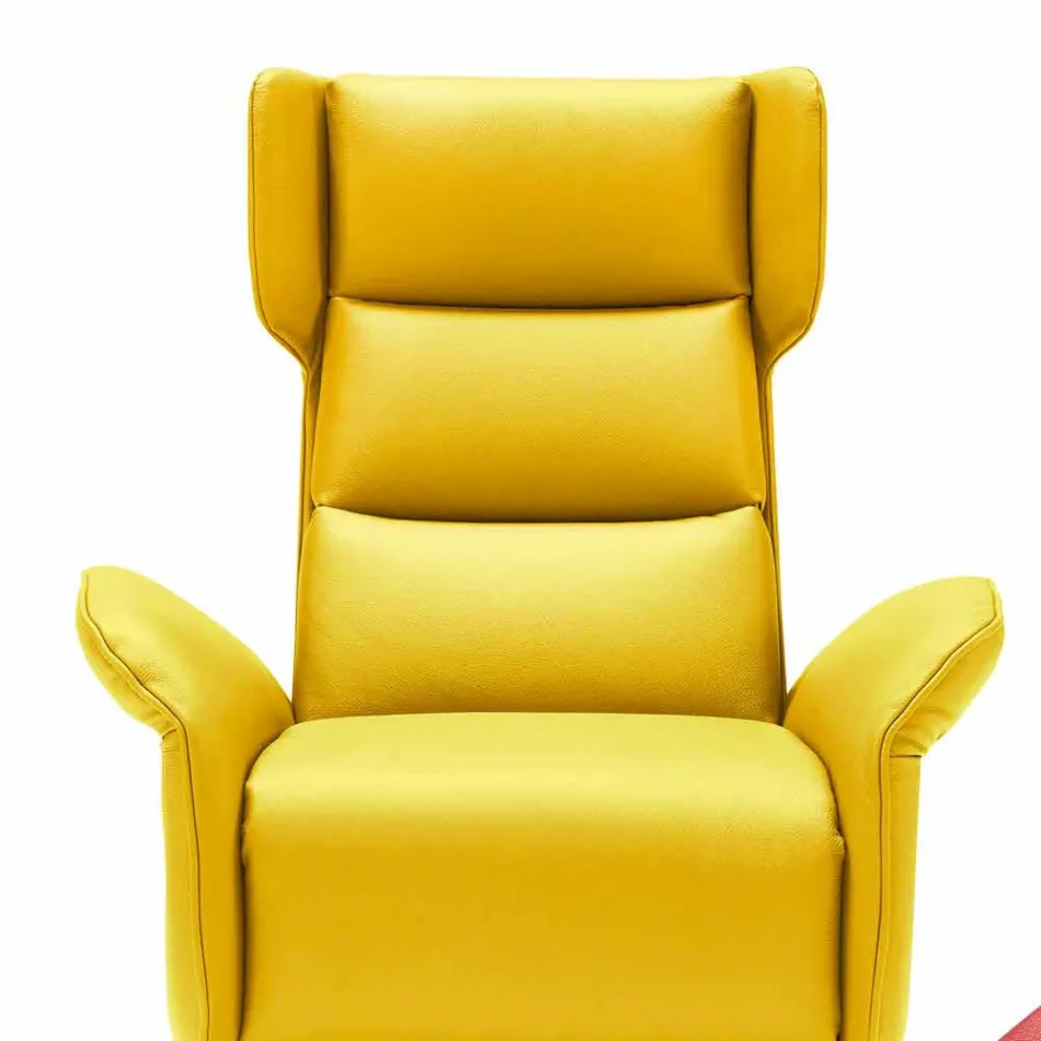 Motorizované otočné relaxační křeslo 2 motory vyrobené v italském designu Bao Viadurini