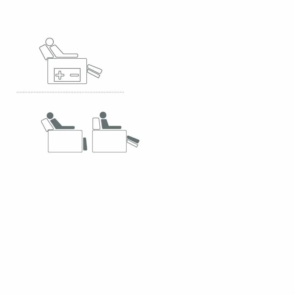 Motorizované otočné relaxační křeslo z látky Gemma / kůže / ekokůže Viadurini