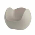 Houpací křeslo s kulatým tvarem Slide Blos barevný design vyrobené v Itálii Viadurini