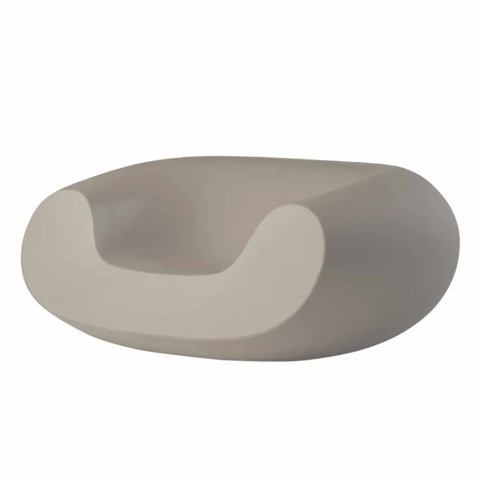 Barevné kulaté křeslo Slide Chubby moderní design vyrobený v Itálii Viadurini