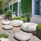 Barevné kulaté křeslo Slide Chubby moderní design vyrobený v Itálii Viadurini