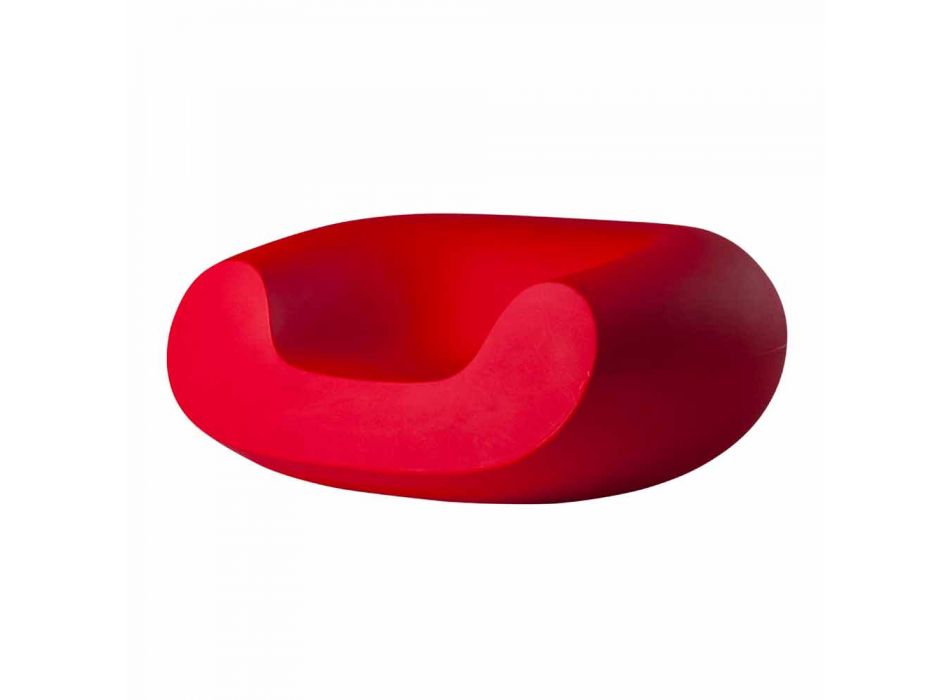 Barevné kulaté křeslo Slide Chubby moderní design vyrobený v Itálii Viadurini