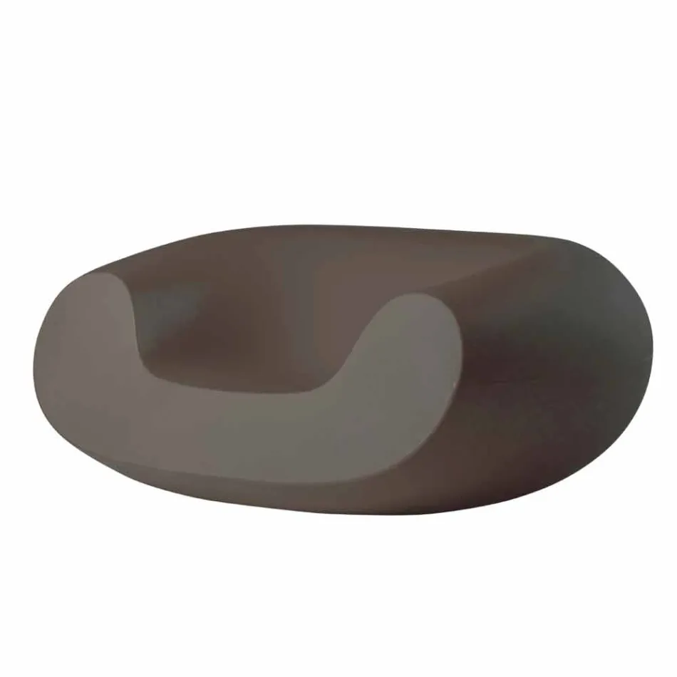 Barevné kulaté křeslo Slide Chubby moderní design vyrobený v Itálii Viadurini