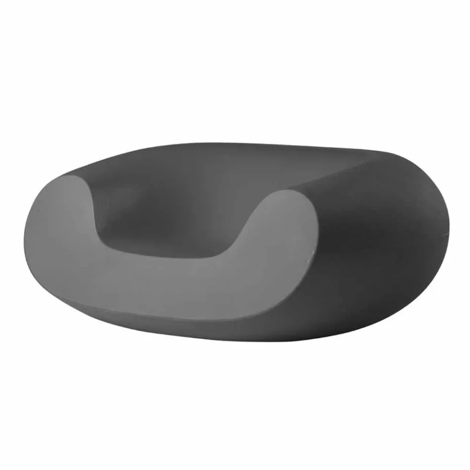 Barevné kulaté křeslo Slide Chubby moderní design vyrobený v Itálii Viadurini