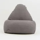 Garden Bean Bag Židle z venkovní látky Dove Grey - Maestrale Viadurini
