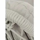 Zavěšené venkovní křeslo z tkaného lana s ocelovou základnou - sója Viadurini