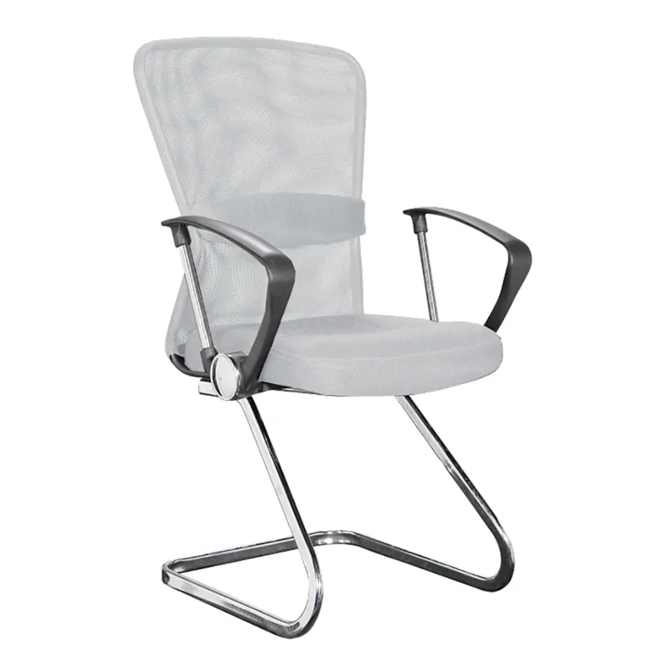 Kancelářské křeslo Sled Područky z oceli a síťoviny 2 ks - Bicebeo Viadurini