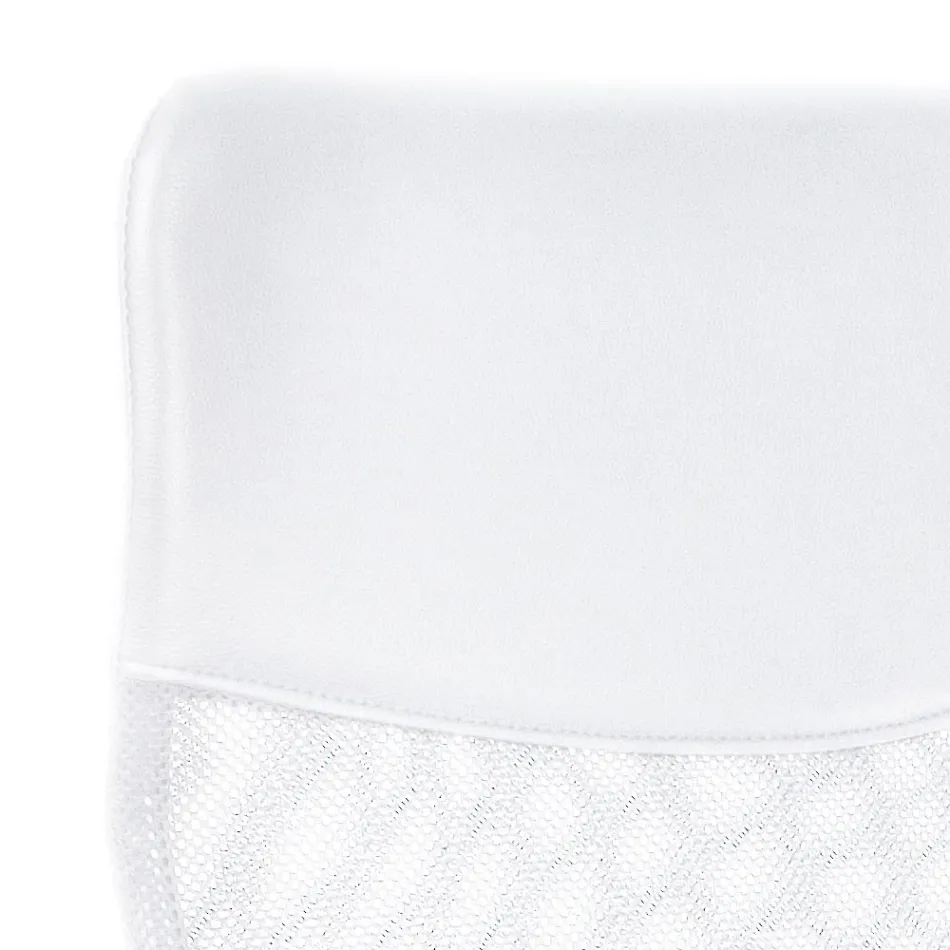 Kancelářská židle Područky a opěrka hlavy z oceli a síťoviny - Cerreto Viadurini