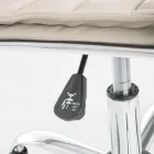 Ergonomické kancelářské křeslo s područkami z oceli a imitace kůže - Mantica Viadurini