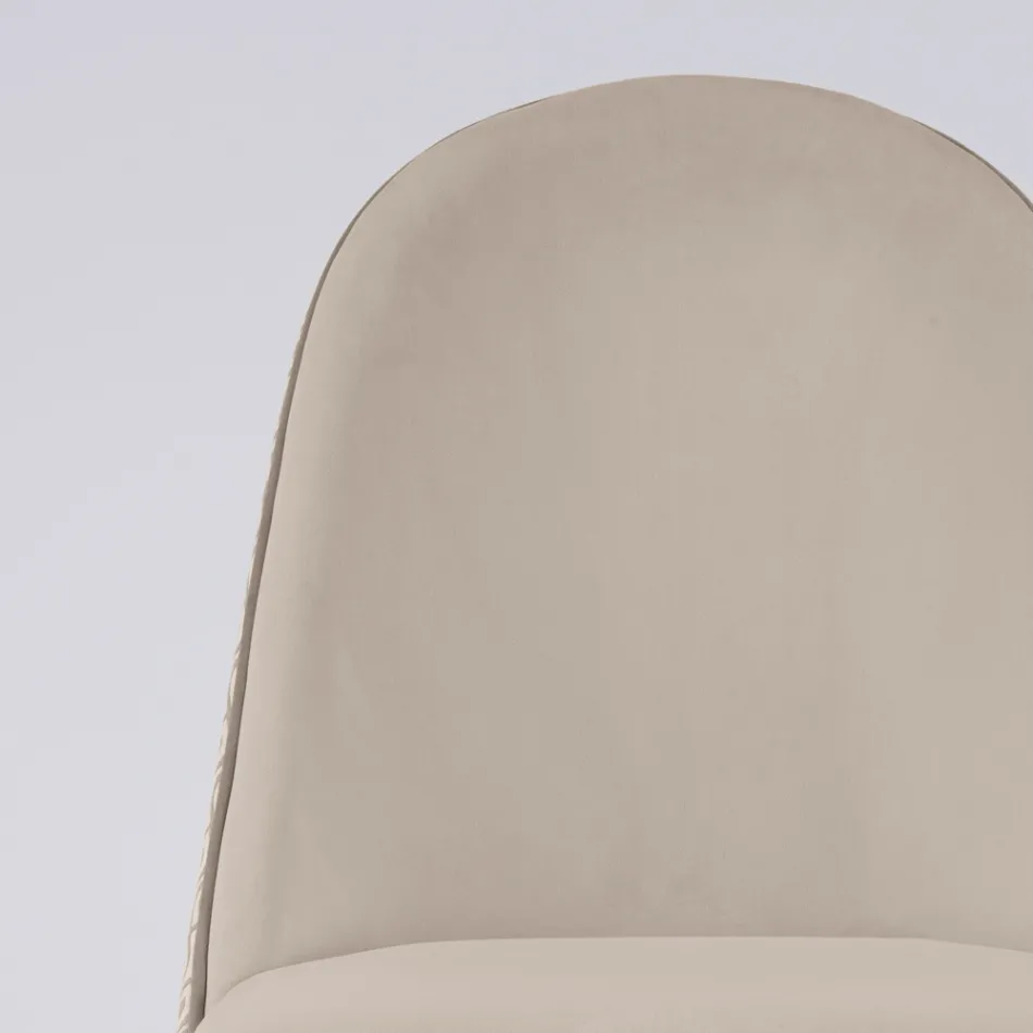 Křeslo do obývacího pokoje z látky a masivního dřeva Made in Italy - Jordi Viadurini