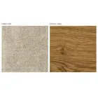 Křeslo do obývacího pokoje z látky a masivního dřeva Made in Italy - Jordi Viadurini