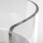 Elegantní průhledné plexisklové křeslo vyrobené v Itálii - Rachele Viadurini