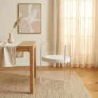Elegantní průhledné plexisklové křeslo vyrobené v Itálii - Rachele Viadurini