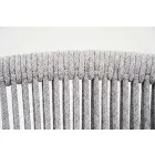 Stohovatelné zahradní křeslo z hliníku a tkaniny - inteligentní od společnosti Varaschin Viadurini