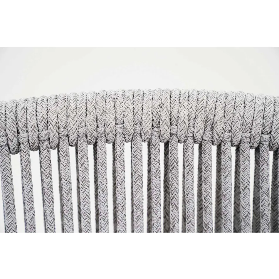 Stohovatelné zahradní křeslo z hliníku a tkaniny - inteligentní od společnosti Varaschin Viadurini