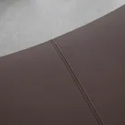 Kovové křeslo a sedák z ekokůže Made in Italy - Mint Viadurini