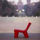 Posuvné designové židle Low Lita barevné vyrobené v Itálii Viadurini