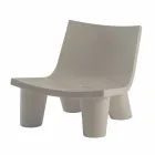 Posuvné designové židle Low Lita barevné vyrobené v Itálii Viadurini