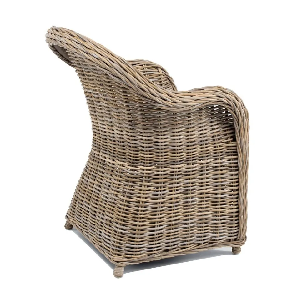 Venkovní křeslo v Kubù s podsedákem - Nazgul Viadurini