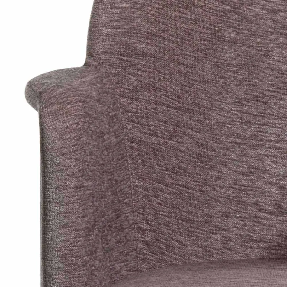 Otočné kancelářské křeslo s kolečky a područkami Made in Italy - Felix Viadurini