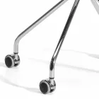 Otočné kancelářské křeslo s kolečky a područkami Made in Italy - Felix Viadurini