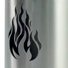 Držák nářadí se 4 doplňky z nerezové oceli a plamenem Made in Italy - Vita Viadurini