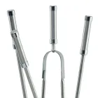 Držák nářadí se 4 doplňky z nerezové oceli a plamenem Made in Italy - Vita Viadurini