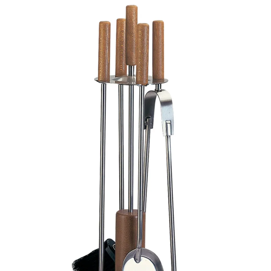 Držák nářadí se 4 doplňky z kovu nebo oceli Made in Italy - Papaya Viadurini