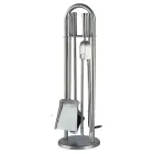 Držák nářadí se 4 krbovými nástroji Made in Italy - Licaone Viadurini