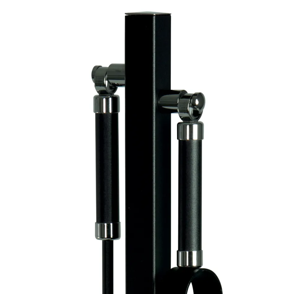 Držák nářadí s hákem a svorkou z kovu nebo oceli Made in Italy - Samovar Viadurini