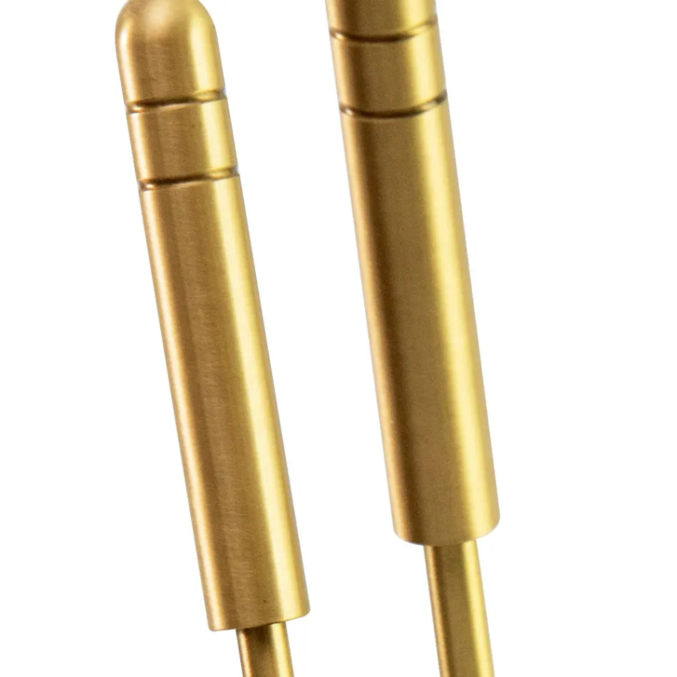 Mosazný držák na krbové nářadí 4 kusy Made in Italy - Žirafa Viadurini