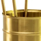 Mosazný držák na krbové nářadí 4 kusy Made in Italy - Žirafa Viadurini