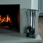 Držák nářadí s moderními liniemi v kovu a 4 nářadí italské výroby - Maiko Viadurini