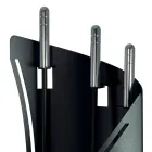 Pevný držák na nářadí se 3 krbovými nástroji Made in Italy - Turban Viadurini