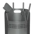 Pevný držák nářadí se 4 nástroji pro krb Made in Italy - Bonsai Viadurini