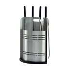 Pevný držák nářadí se 4 nástroji pro krb Made in Italy - Bonsai Viadurini