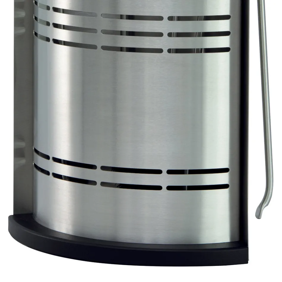 Pevný držák nářadí se 4 nástroji pro krb Made in Italy - Bonsai Viadurini