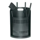 Pevný držák nářadí se 4 nástroji pro krb Made in Italy - Bonsai Viadurini