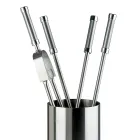 Držák na nářadí z nerezové oceli se 4 příslušenstvím Made in Italy - batoh Viadurini