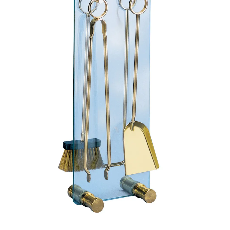 Držák na nářadí z tvrzeného křišťálu se 4 doplňky Made in Italy - Zebra Viadurini