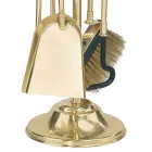 Mosazný držák nářadí se 4 doplňky Výška 65 cm Made in Italy - Klokan Viadurini