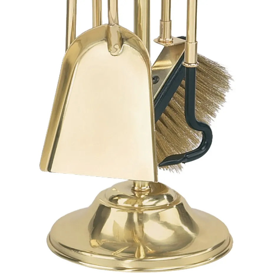 Mosazný držák nářadí se 4 doplňky Výška 65 cm Made in Italy - Klokan Viadurini