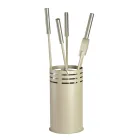 Držák na krbové nářadí se 4 součástí balení Made in Italy - Merlo Viadurini