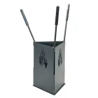 Trojúhelníkový držák nářadí se 3 příslušenstvím Made in Italy - Passero Viadurini