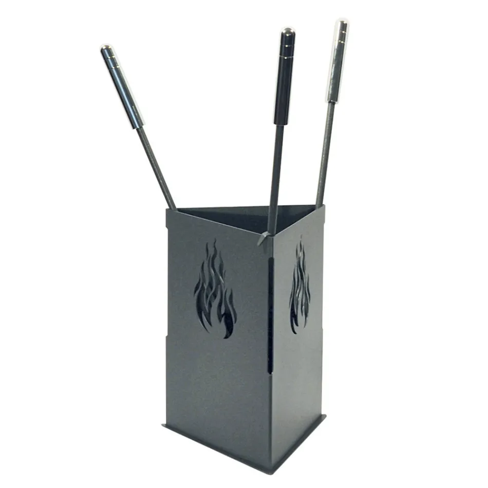 Trojúhelníkový držák nářadí se 3 příslušenstvím Made in Italy - Passero Viadurini