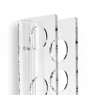 Porta lahve transparentní stěna Dětská malá L6xH60xP11cm Viadurini