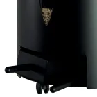 Držák na pelety s víkem, smetákem a lopatkou Made in Italy - Cacatua Viadurini