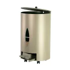 Držák na pelety s víkem, smetákem a lopatkou Made in Italy - Cacatua Viadurini